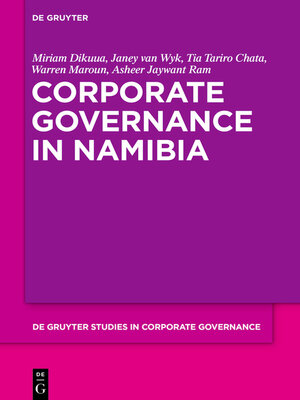 cover image of Corporate Governance in Namibia